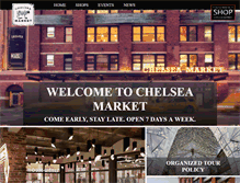 Tablet Screenshot of chelseamarket.com